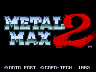 Metal Max Returns title screen for Super Famicom